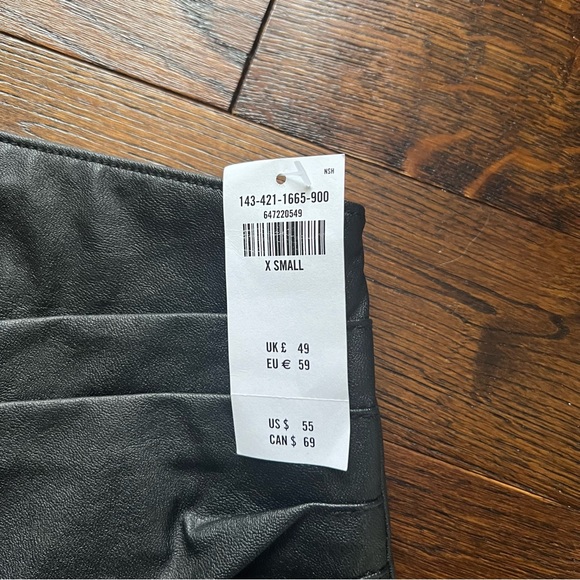 Faux Leather Skirt - Picture 4 of 6